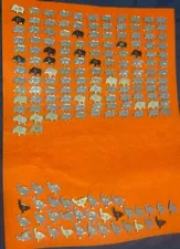 NRA Target Shooting Silhouettes Lot 5 In A Row Hat Lapel Gun Pin Pinbacks