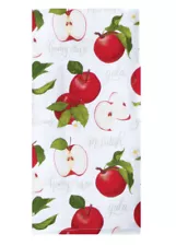 Red McIntosh Gala Apple Orchard Dual Purpose Terry Kitchen Dish Towel