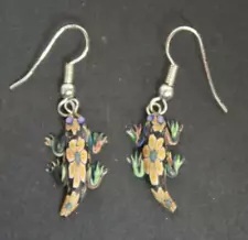 Cute Animal Possible Ant Eaters or Reptile Lizard Women's Earrings Jewelry 1"