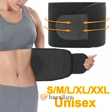 Sweating Wrap Waist Trimmer Belts Tummy Stomach Weight Loss Fat Burner Slimming