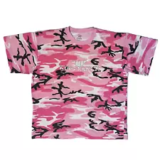 King Ranch Ford F-350 Super Duty Pink Camo Tshirt - 2XL Bedazzled Studded logo