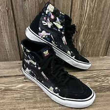 Vans Disney Men’s 11 Toy Story Sk8-Hi Pixar Buzz Lightyear High Top Black Shoes