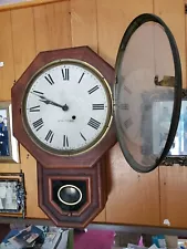 Antique Seth Thomas School House Wall Clock