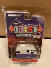 Greenlight Hitched Homes 15' Shasta Airflyte Camper. purple & White