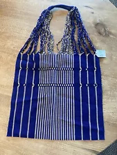 Brand New/Never UsedHandmade Mexican Striped Woven Hammock Handle Tote Bag Purse