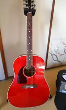 Acoustic Guitar Gibson J-45 Standard Left Handed Cherry with Case Good Condition