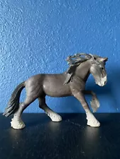 New ListingSchleich Shire Stallion Black Dark Gray 13734 Retired 2012