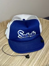 Rare Vintage NFL Seattle Seahawks SnapBack Hat D.T. “Hat Man” Radio Hat Tested