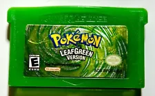 Pokemon: Leaf Green Version (Game Boy Advance GBA)Works Authenticð¥Good Battery!