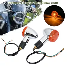 Pair Motorcycle Turn Signal Lights For Suzuki Intruder 800 1400 1500 1999-2004