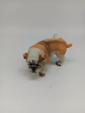 May Rich Male bulldog peeing Lifted Leg collectible Dog Animal figurine Bully.