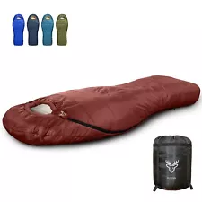 0 °F Zero Degree Cold Weather Camping Sleeping Bags For Adults Big & Tall - XXL