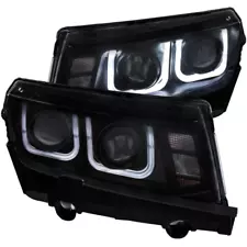 ANZO 121508 Headlight Set FITS 2014 2015 chevrolet camaro projector headlights w