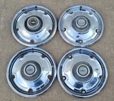 OEM 1969-1980 Chevy Truck Squarebody Hubcap Wheel Cover Set