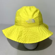 The North Face Hat Toddler Small 2T-3T Yellow & Muticolor Map Reversible Sun