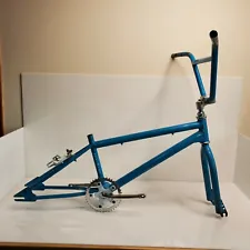 Rare Vintage 1987 Torker Rush Street BMX Frame Set Blue 20" Akisu SR Dia Compe