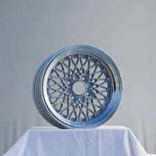 ON SALE 4 ROTA OS MESH WHEELS 15X8 4X114.3 +10 R SILVER