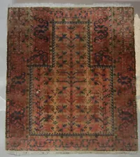 Antique Vintage 19C Tree of Life Belouch Beluchi Oriental Persian Rug Carpet #1