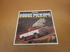 1981 Dodge Ram pickup truck W150 W250 D150 D250 sales brochure 16 pg ORIGINAL