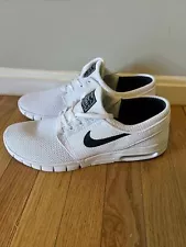 Nike SB Stefan Janoski Max White Black 631303-100 Men’s - Sz 10.5 Tried On!