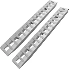 84"x14" Aluminum Ramps 6000Lbs Car Trailer Truck 1 Pair Ramps