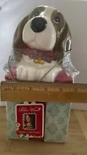 Pioneer Woman Christmas Holiday Cookie Jar Dog Charlie Basset Hound Present Gift