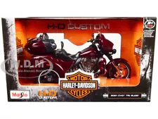 2021 HARLEY DAVIDSON CVO TRI GLIDE DARK RED 1/12 MOTORCYCLE BY MAISTO 32337