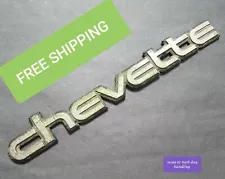 Bin#23 1983-1987 CHEVY CHEVETTE SIDE FENDER EMBLEM BADGE SYMBOL LOGO SIGN (1987)