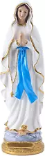 Lourdes Virgin Mary Statue, 12 Inch Catholic Blessed Virgin Mother Mary Statues,