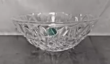 Tiffany & Co Signed Crystal Rock Cut Glass Bowl Made in Germany 2.25”x 6” -NH