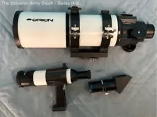 Orion 80mm Refractor Telescope with Orion Expanse 9mm 66 Degree eyepiece