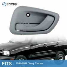 Door Handle Gray Interior Inside Left Driver Side for 1999-2004 Chevy Tracker (For: Chevrolet Tracker)