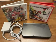 New Nintendo 3ds XL RED / Mario Kart 7 / Zelda OOT / Super Smash Bros