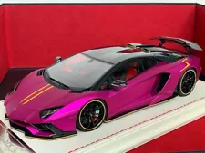 Lamborghini Aventador S NOVITEC (Pink) [Davis & Giovanni] 1/18 scale