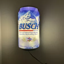 "Busch " Beer Sign For Pub Restaurant Home Wall Decor Free Standing 23” Vtg