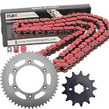 Red Drive Chain & Sprocket Kit for Honda CRF230F CRF 230F 2003-2018