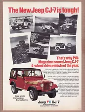 1976 Jeep CJ-7 Ad; "The New Jeep CJ-7..."