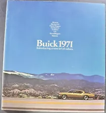 1971 Buick Brochure GS Skylark Riviera LeSabre Electra Centurion Wagon Canadian