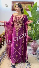 SALE African Dress Fancy Abaya Dubai Formal Beaded Moroccan Kaftan for Women 555