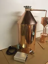 20 Gallon Copper Moonshine Still With Gin Basket-200 Volt PID Electric System