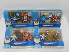 Lot of 4 Mega Man Classic 8-Bit Jakks Pacific Figure 2-Packs New Sealed Sets