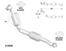 Catalytic Converter and Pipe Fits: 2007-2010 Mercury Grand Marquis