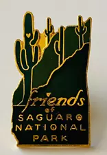 Saguaro National Park Enamel Metal Pin Cactus Friends of the Park Pin