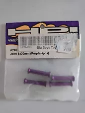 Vintage HPI Nitro RS4 PRO Mini Super RTR EVO 8x30mm Purple Joints Posts Stands