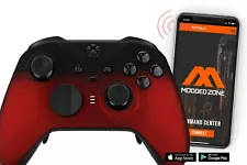 "Shadow Red" XBOX ONE ELITE 2 Series SMART Custom Modded Controller Mods for FPS