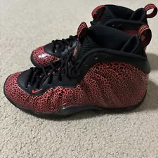 Nike Posite One GS Lava Bright Crimson Foamposite 5Y Shoes Sneakers 644791-012