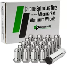 Chrome Lug Nuts for 2004-2009 Jaguar Vanden Plas with Aftermarket Wheels (For: 2004 Jaguar Vanden Plas)