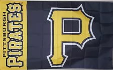 Pittsburgh Pirates ~ 3'X5' Flag ~ Indoor / Outdoor ~ FREE SHIPPING