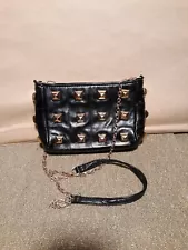 Nicki Minaj Black Vynl Studded Purse