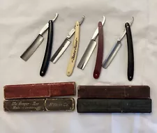 Here For Sale Four Nice Straight Razors. All Vintage All Good.